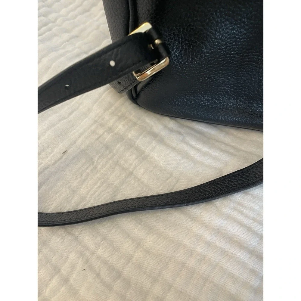 Michael Kors pebbled leather Abbey Backpack Leather‎ Logo
